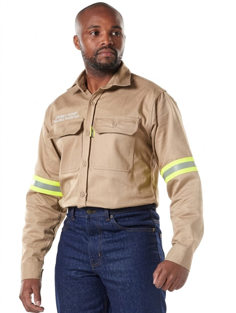 DROMEX KHAKI ARC SHIRT 15 CAL