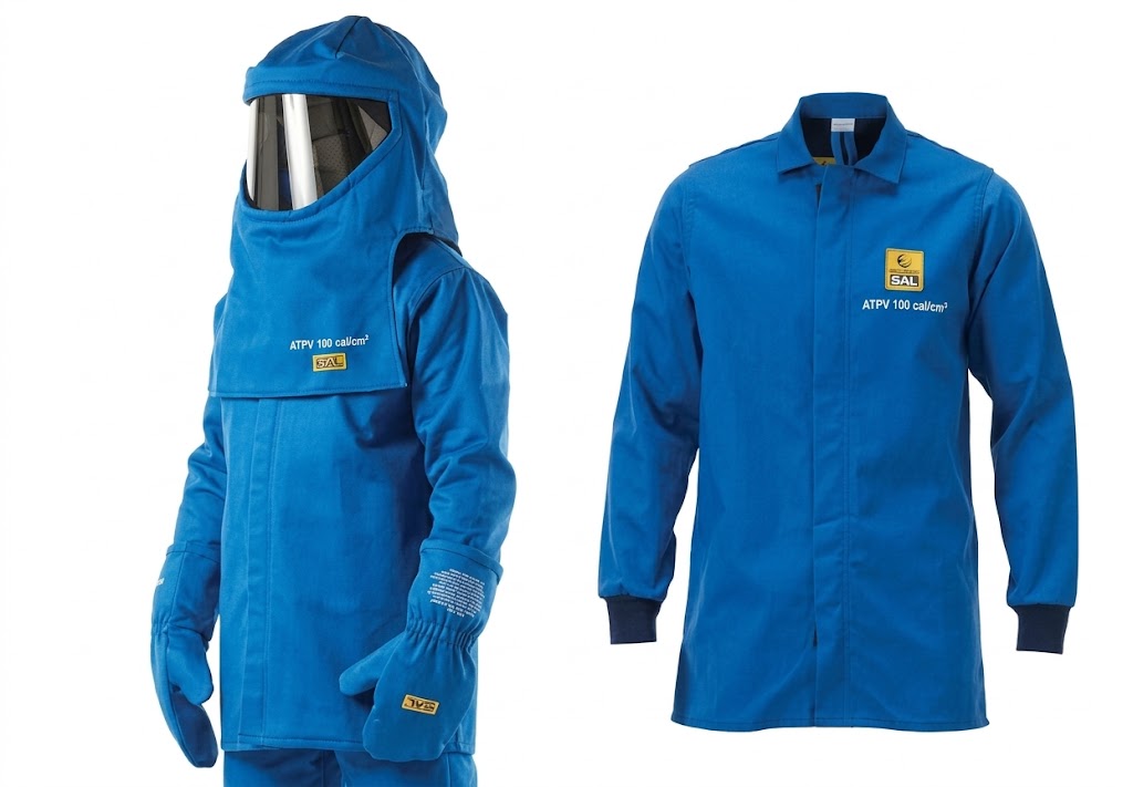 Dromex DW-ARC100-J Arc Jacket 100Cal Sky Blue NFPA/EN Certified